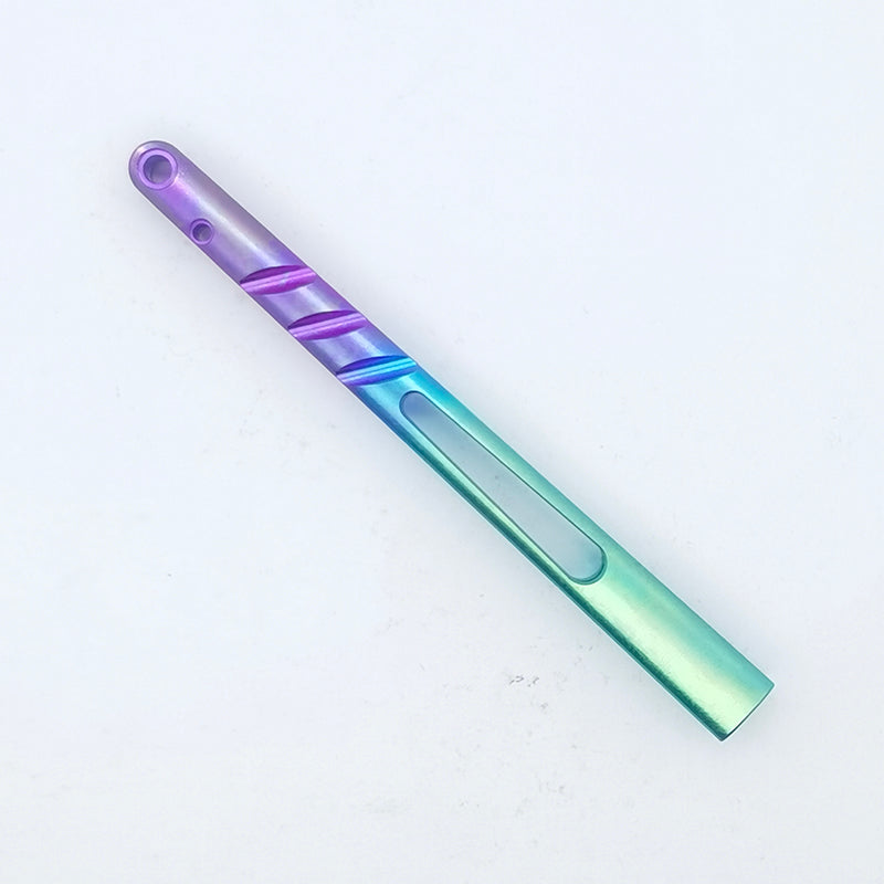 TITUS Alpha Beast Infinity ABI Bailisong Butterfly Knife Channel Titanium Handle Imitation Ice Grain VG10 Blade Bushing System Jilt Free-swinging Knives