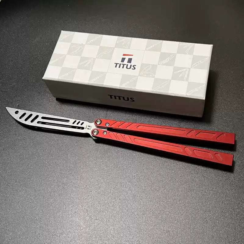 TITUS Barebones BB V3 red handle trainer