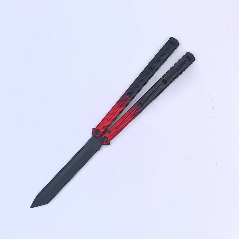 TITUS Kraken Black-red handle Black tanto