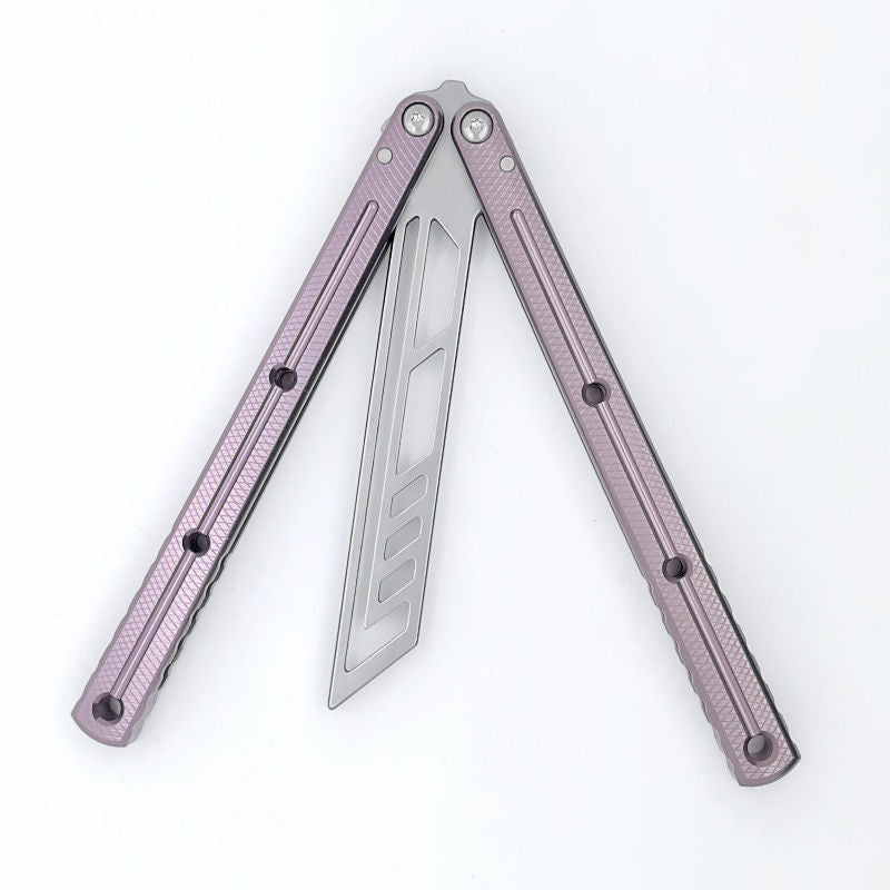 TITUS Kraken Purple handle silver trainer