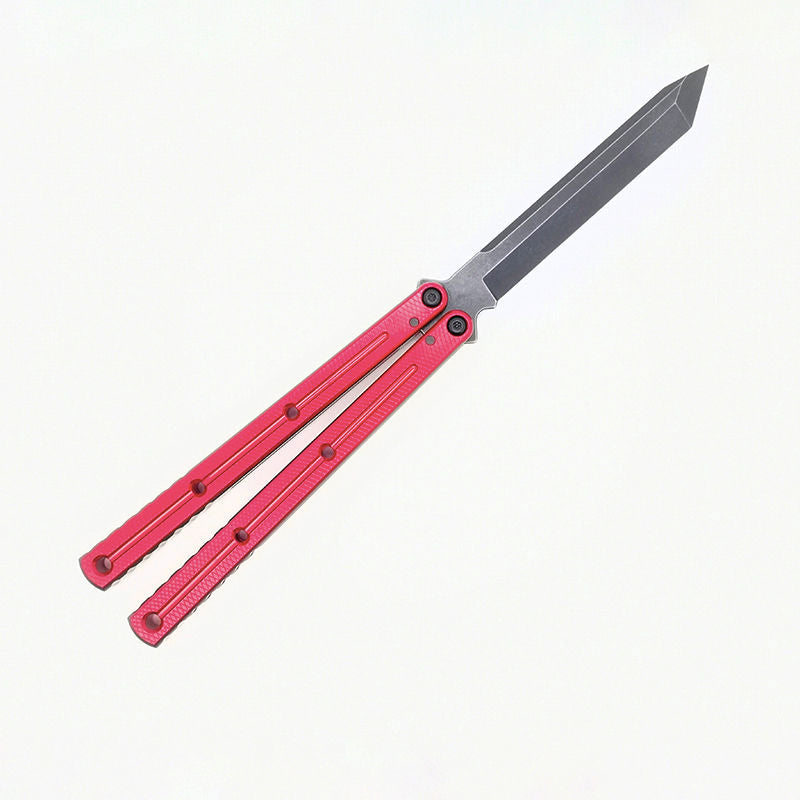 TITUS Kraken Red handle Black tanto