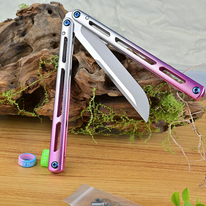 TITUS Tsunami pink-white handle silver live
