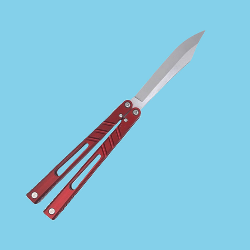 TITUS Alpha Beast AB V3 Bailisong Butterfly Trainer Knife Tanto VG10 7075 Aluminum Channel Handle Bushing System Jilt Free-swinging Knives