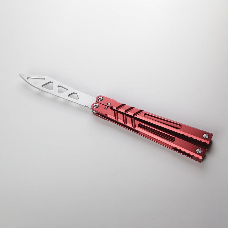 TITUS Alpha Beast AB V3 Bailisong Butterfly Trainer Knife Tanto VG10 7075 Aluminum Channel Handle Bushing System Jilt Free-swinging Knives