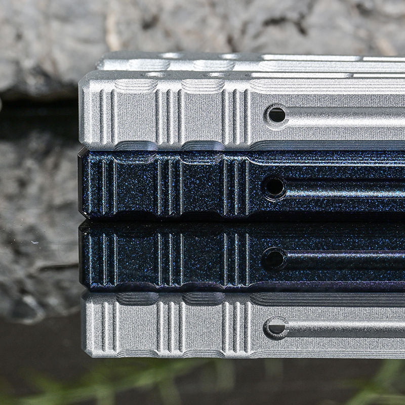 TITUS Sirius Bailisong Butterfly Knife Anodic Oxidation/Ceramic Surface 7075 Aluminum Channel Handle VG10 Blade Bushing System Jilt Free-swinging Knives