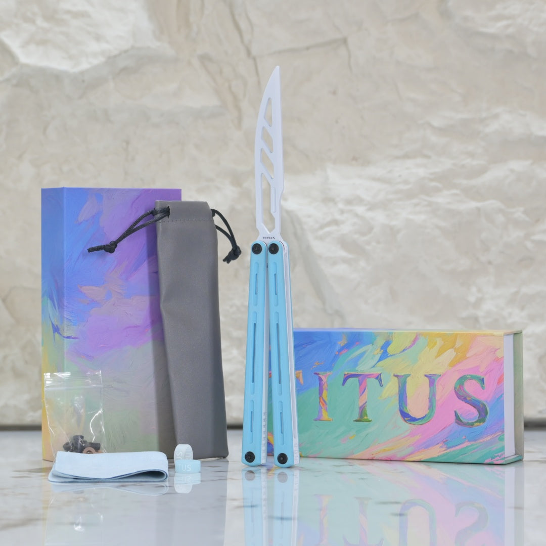 TITUS Egrets Trainer Knife Bailisong Butterfly