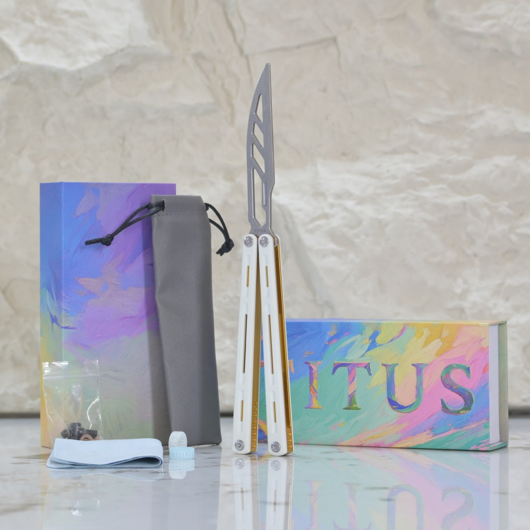 TITUS Egrets Trainer Knife Bailisong Butterfly