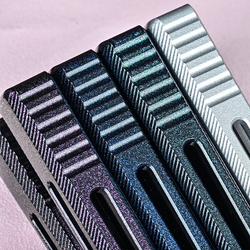 TITUS Renard Bailisong Butterfly Knife Ceramic Surface 7075 Aluminum Channel Handle VG10 Blade Bushing System Jilt Free-swinging Knives