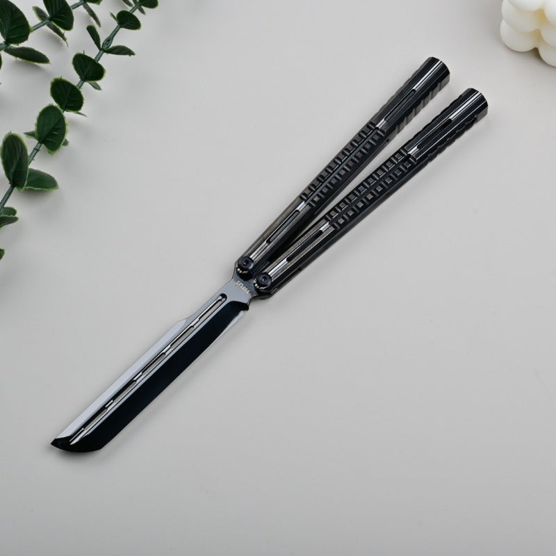 TITUS Mirage Bailisong Butterfly Knife Titanium Handle Fine-tuned VG10 Blade Bushing System Jilt Free-swinging Knives