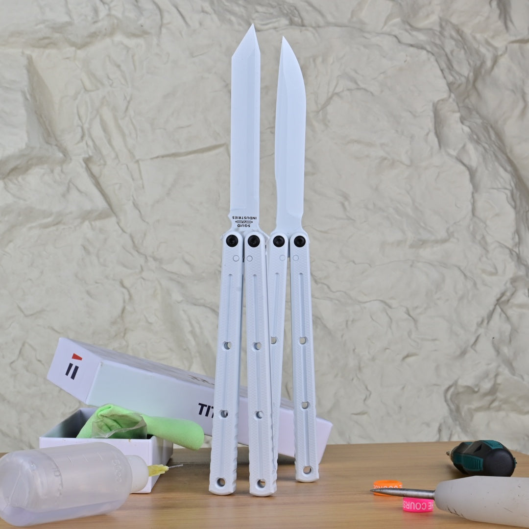 TITUS Krake Raken Ceramic Spray‑Painted White Bailisong