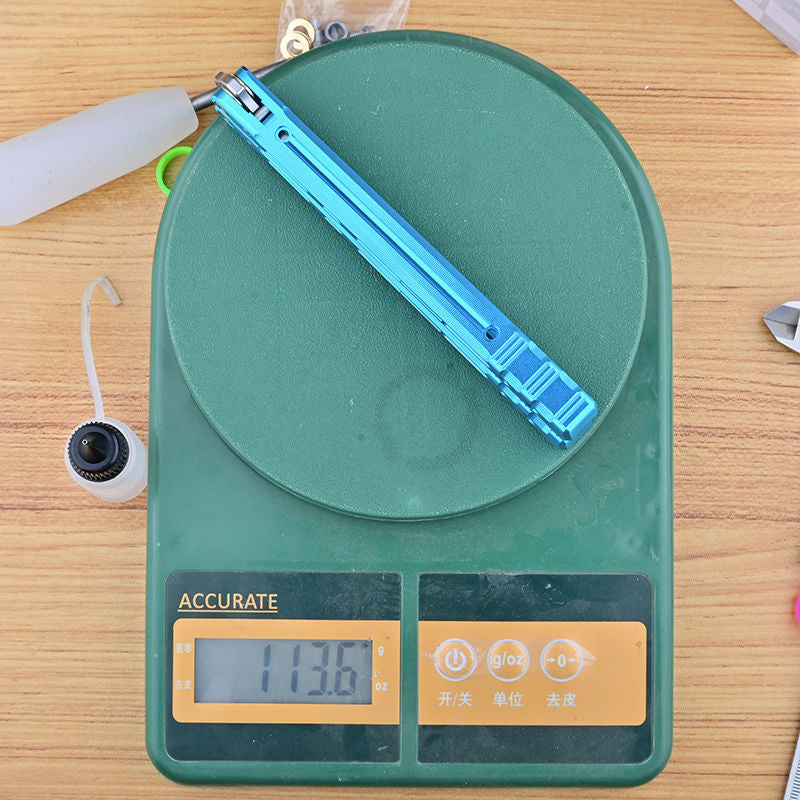 TITUS Sirius Bailisong Butterfly Knife Anodic Oxidation/Ceramic Surface 7075 Aluminum Channel Handle VG10 Blade Bushing System Jilt Free-swinging Knives