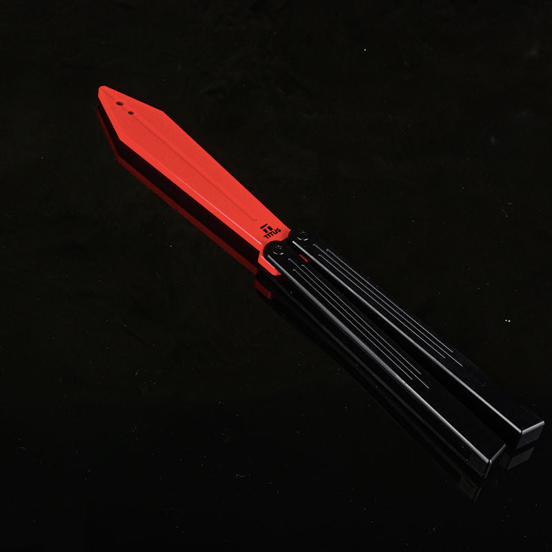 TITUS Sword Bailisong Butterfly Trainer Knife G10 Handle G10 Blade Bushing System Jilt Free-swinging Knives