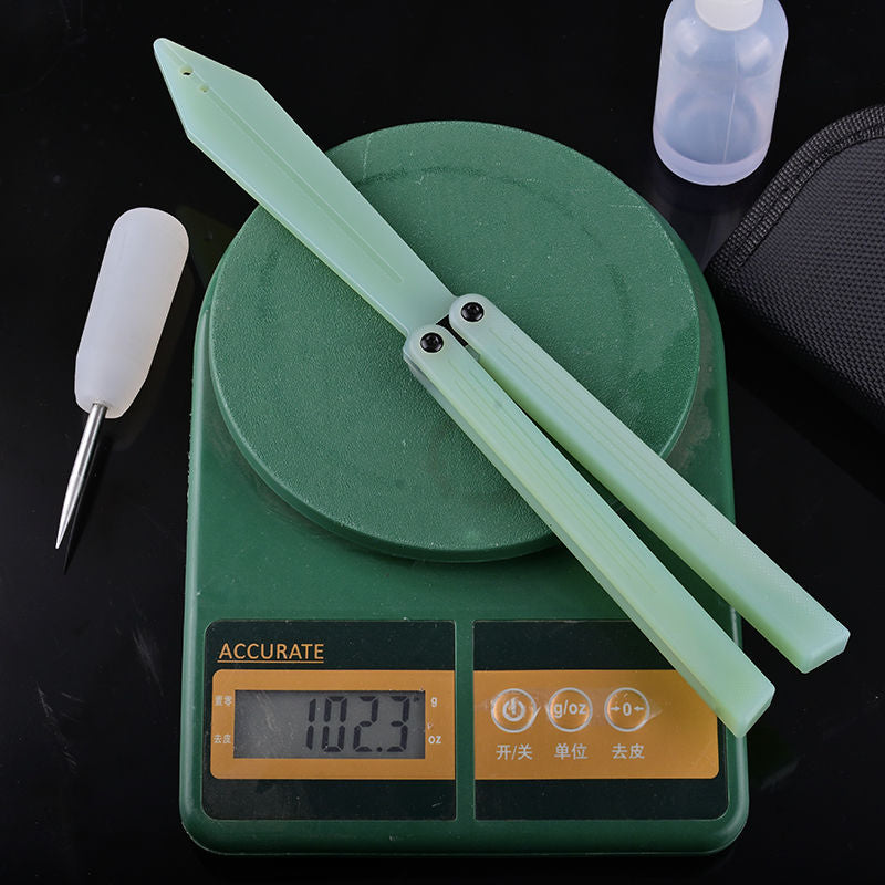 TITUS Sword Bailisong Butterfly Trainer Knife G10 Handle G10 Blade Bushing System Jilt Free-swinging Knives