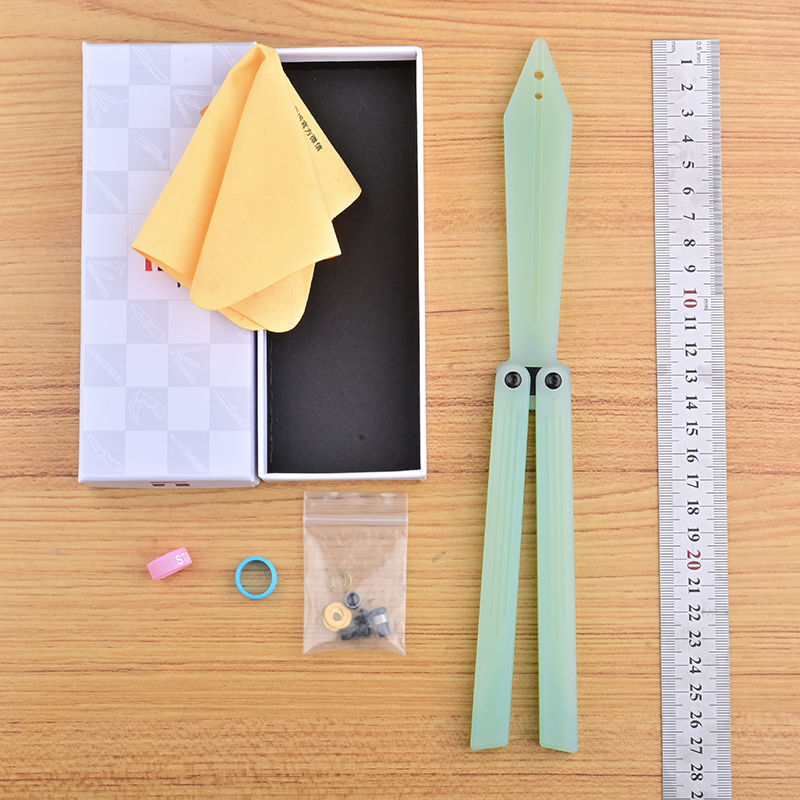 TITUS Sword Bailisong Butterfly Trainer Knife G10 Handle G10 Blade Bushing System Jilt Free-swinging Knives