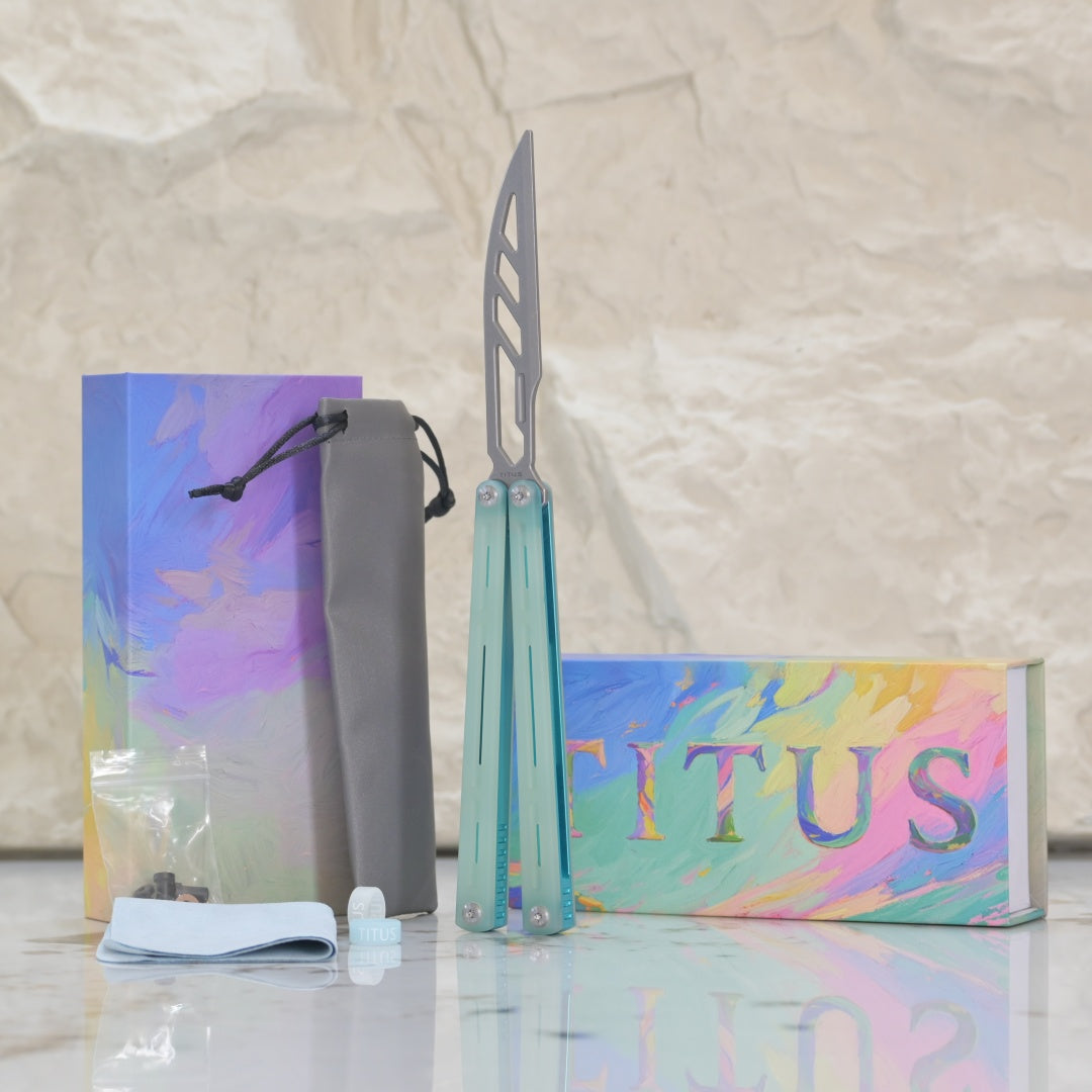 TITUS Egrets Trainer Knife Bailisong Butterfly