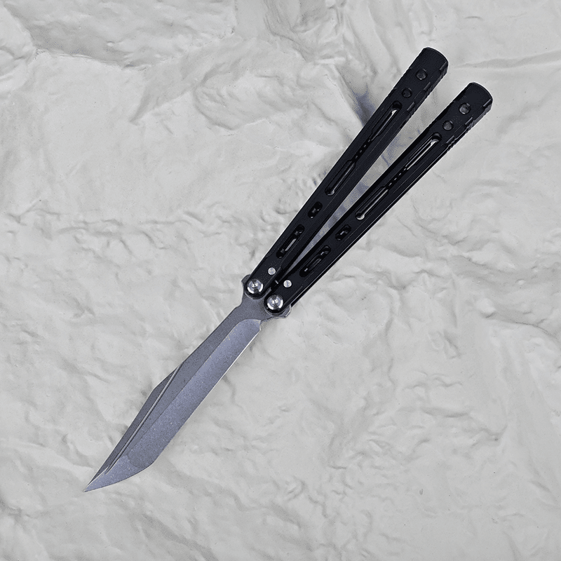 TITUS Sirius Bailisong Butterfly Knife Anodic Oxidation/Ceramic Surface 7075 Aluminum Channel Handle VG10 Blade Bushing System Jilt Free-swinging Knives