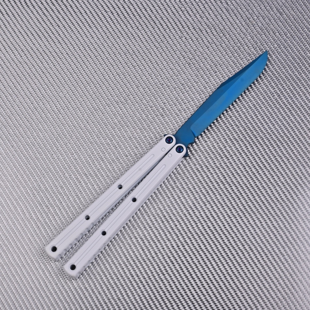 Krake raken  Winter Limited Edition Titanium‑blue Coated Blade