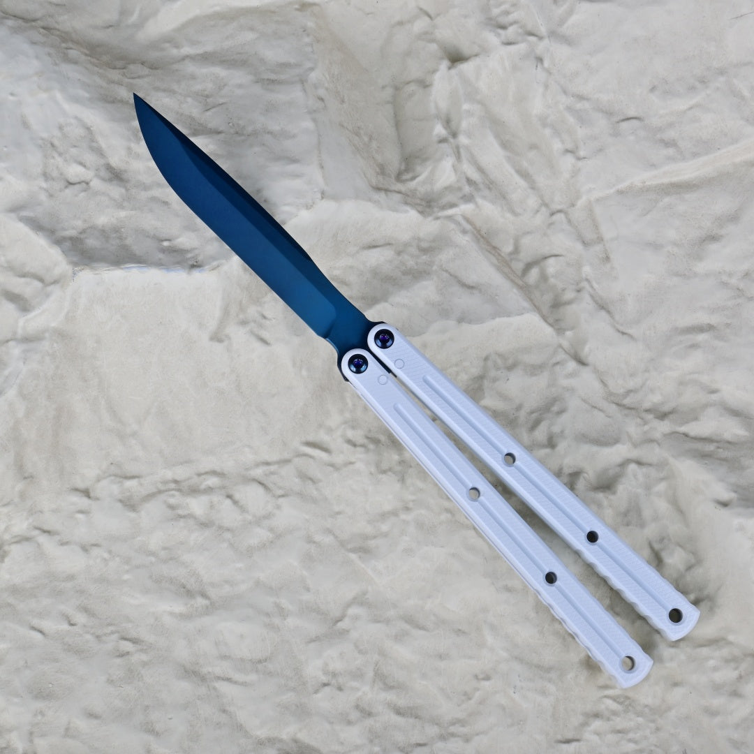 Krake raken  Winter Limited Edition Titanium‑blue Coated Blade