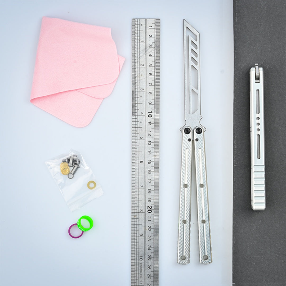 TITUS Kraken Bailisong Butterfly Trainer Knife Bushing System Jilt Free-swinging Knives