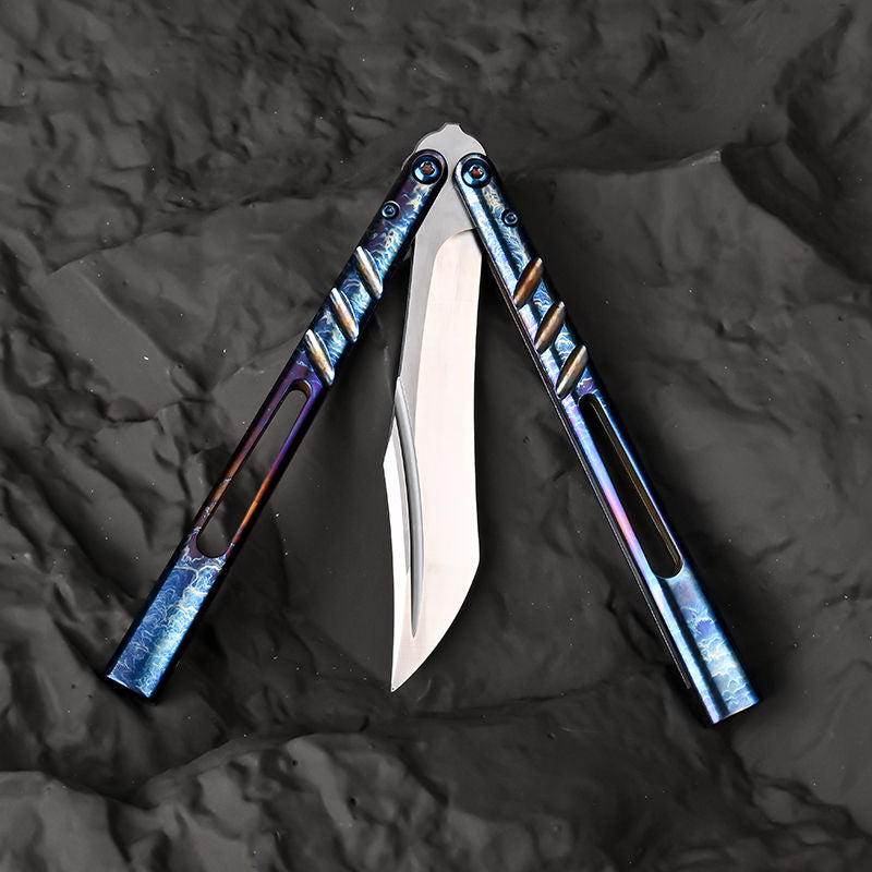 TITUS Alpha Beast Infinity ABI Thunder pattern folded