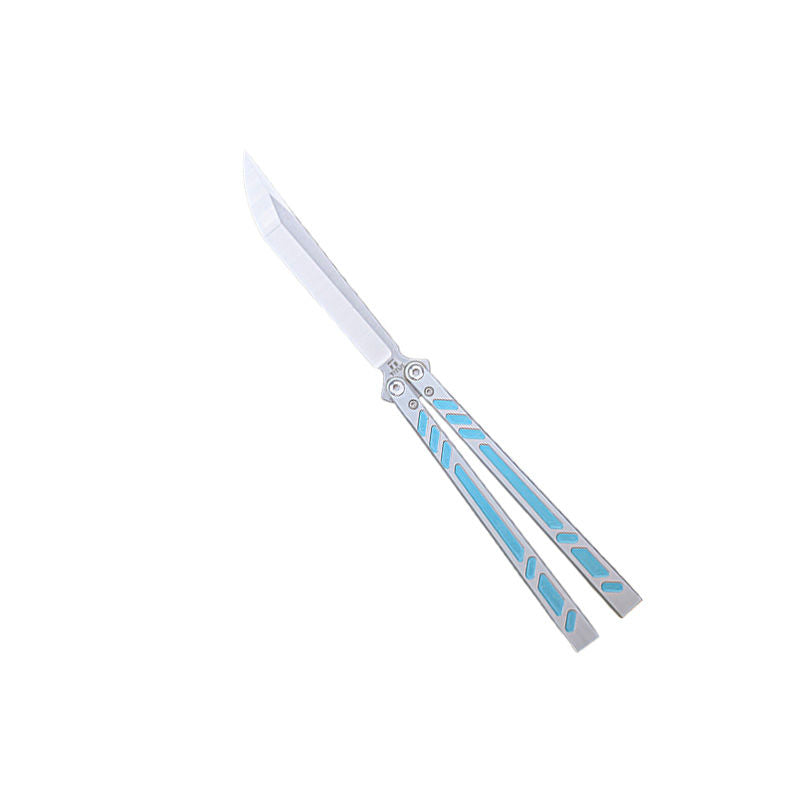 TITUS Barebones BB V3 3D blue handle silver drop 