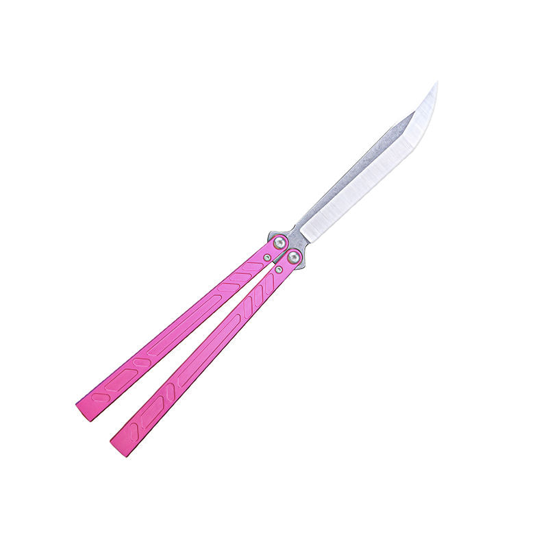TITUS Barebones BB pink handle silver drop 