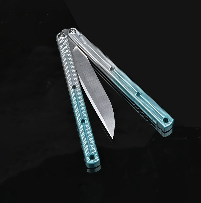 TITUS Kraken SP blue-white handle reblade