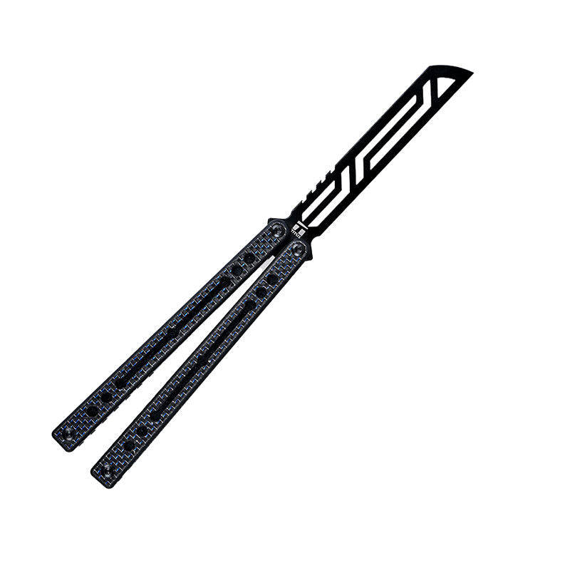 TITUS Nautilus Carbon Fiber blue handle black trainer