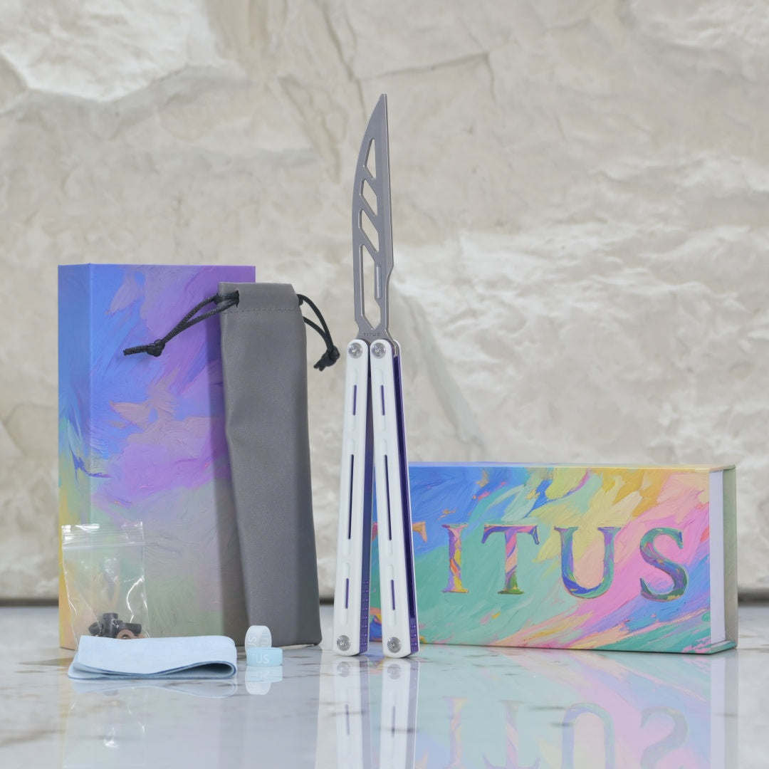TITUS Egrets Trainer Knife Bailisong Butterfly