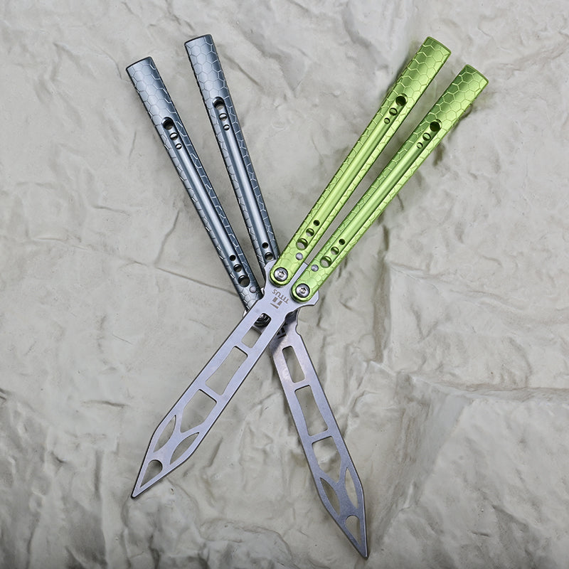 TITUS Python 7075 Aluminum Channel Handle Bushing System EDC Tool Knives