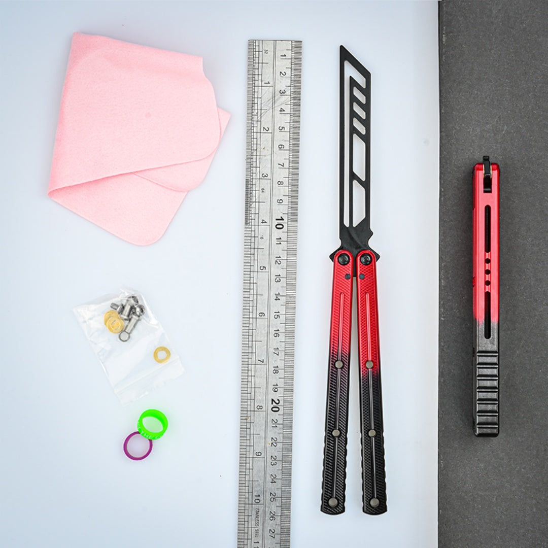 TITUS Kraken Bailisong Butterfly Trainer Knife Bushing System Jilt Free-swinging Knives