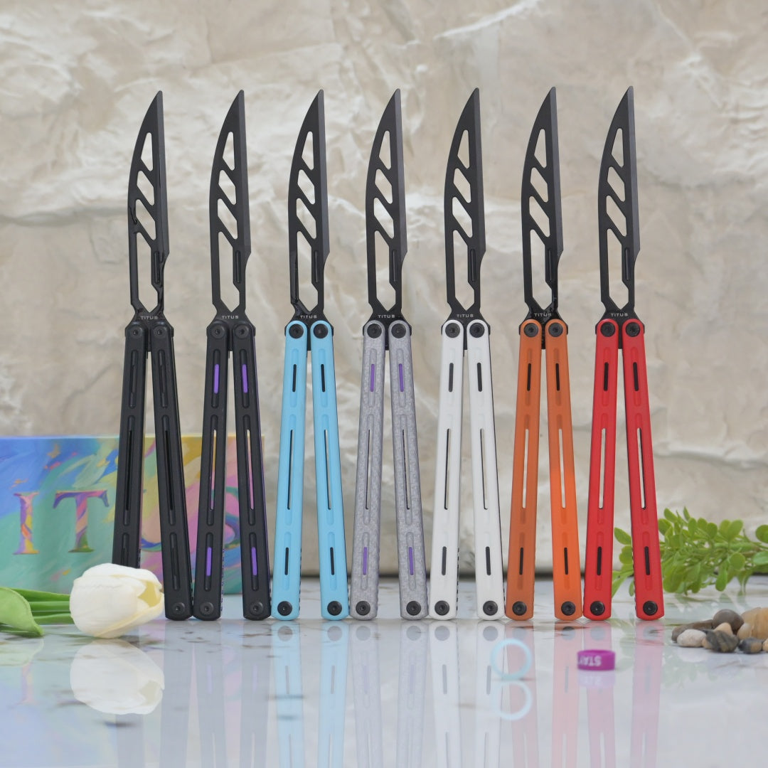 TITUS Egrets Trainer Knife Bailisong Butterfly