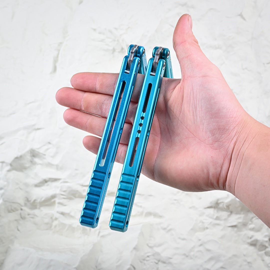 TITUS Kraken Bailisong Butterfly Trainer Knife Bushing System Jilt Free-swinging Knives