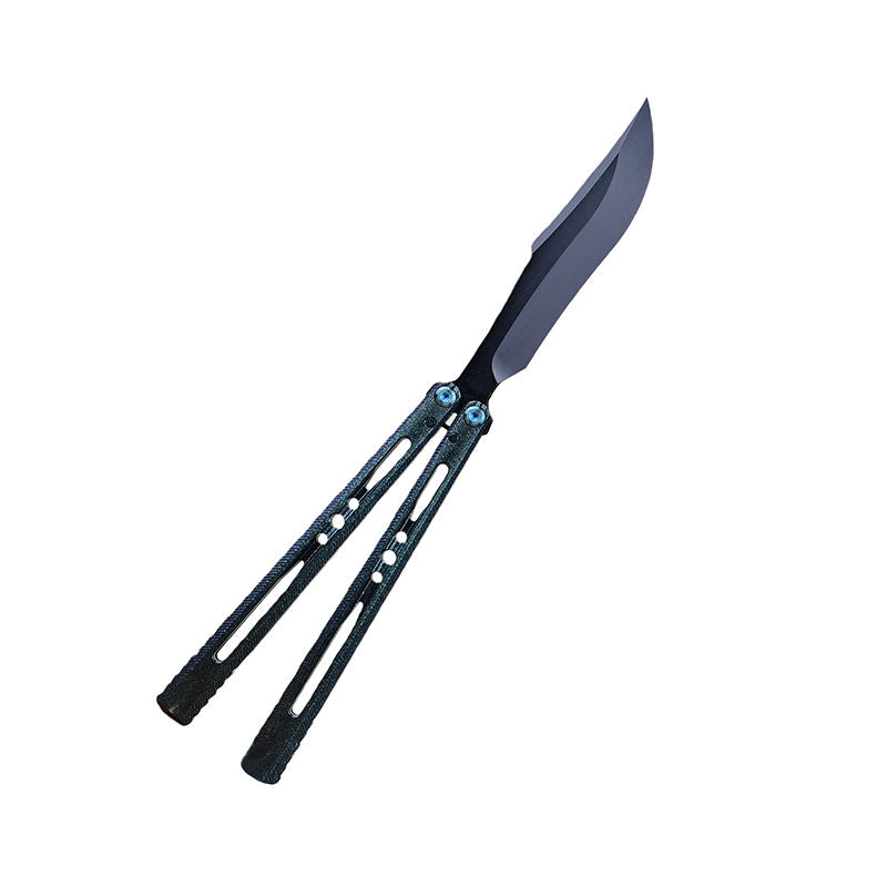 TITUS Renard Bailisong Butterfly Knife Ceramic Surface 7075 Aluminum Channel Handle VG10 Blade Bushing System Jilt Free-swinging Knives